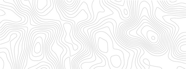 Fototapeta premium Abstract topography pattern lines sea map area space geometric strip grid line topo map technology modern design white background.