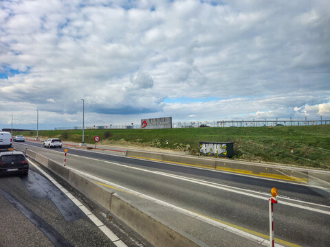 Brussels, Belgium - March 14, 2025: Brussels Airport (IATA: BRU, ICAO: EBBR). Main international airport of Belgium.