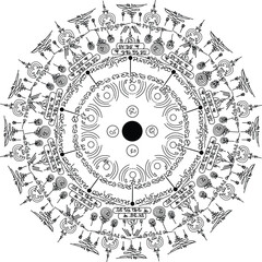 Body tattoos are artistic images that are unique to the beliefs of Thai people.