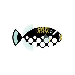 Triggerfish mid century modern design