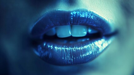 Close-up of seductive female lips with matte lipstick, symbolizing confidence, sensuality, and beauty standards, perfect for branding visuals, hand-drawn book style
