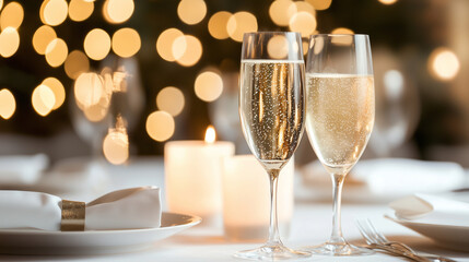 Candlelit dinner for two with romantic ambiance intimate moments