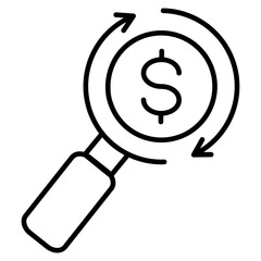 Valuation Outline Icon