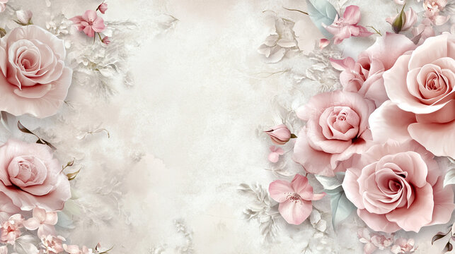 Celebrating Nature's Beauty A Festive Display of Delicate Blossoming Pink Garden Floral Art Serene Atmosphere Close-Up Aesthetic Appeal