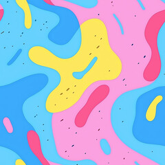 Abstract Colorful Fluid Background