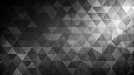 Fototapeta premium Abstract Geometric Black White Grainy Gradient Background for Website Header or Wallpaper