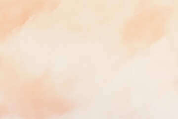 Fototapeta premium Peach beige paper texture background watercolor outdoors.