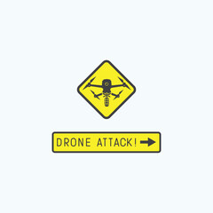 
  Flying camera, transportation gadget, robot dron Isolated vector icon. Flat illustration