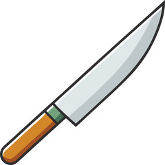 Vector illustration of a simple knife
