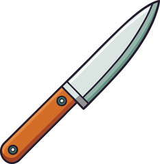 Vector illustration of a simple knife
