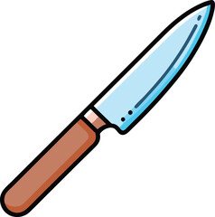 Vector illustration of a simple knife
