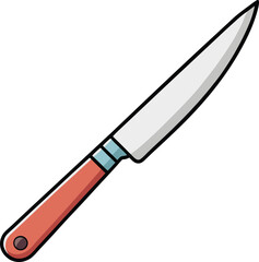 Vector illustration of a simple knife
