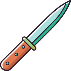 Vector illustration of a simple knife
