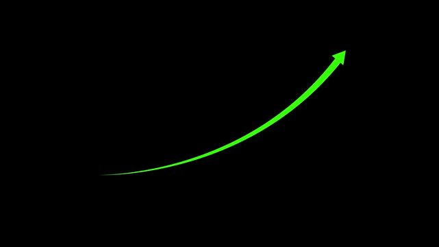 Down arrow animation, Falling prices concept arrow animation.