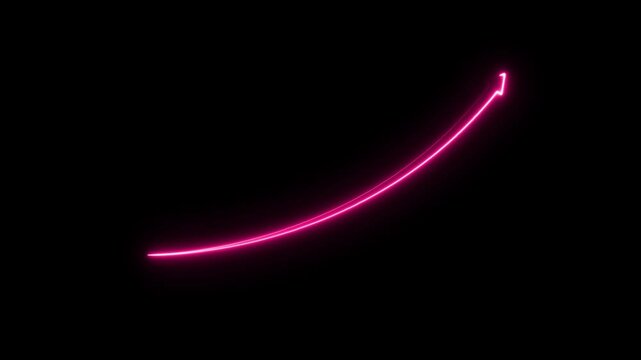 Down arrow animation, Falling prices concept arrow animation.