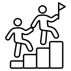 Leadership Outline Icon
