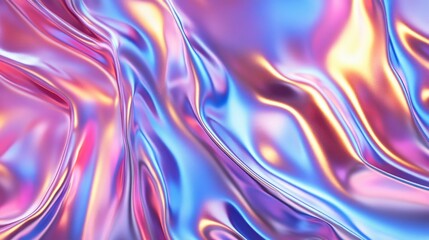 Fototapeta premium Close-up shot of a shiny metal surface with reflective finish, suitable for use in product photography or design