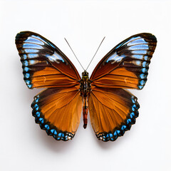 Obraz premium Butterfly clip isolate with white background.white backgro-043.png