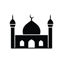 masjid vector illustration