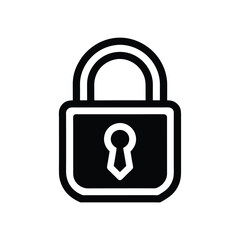 lock icon vector illustration