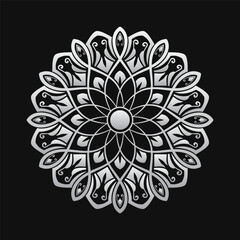 Simple round decoration. mandala design