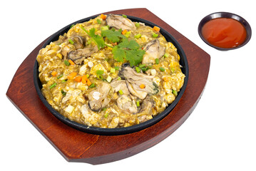 Sizzling Oyster Omelette