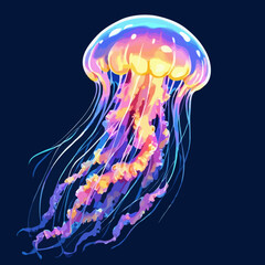 Obraz premium Jellyfish illustration