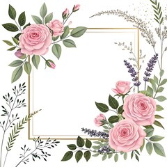 Froral Frame Background