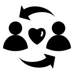 Empathy Glyph Icon