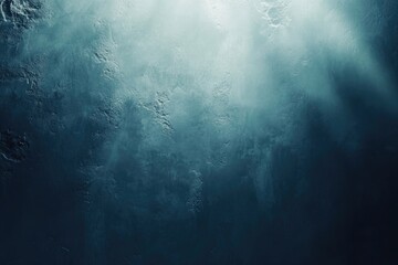 Fototapeta premium A person riding a surfboard in the calm waters, with the sun shining and waves gently rolling in