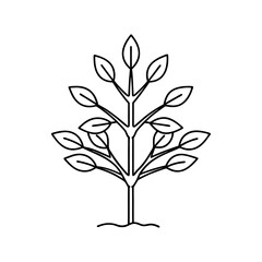 vector tree with roots