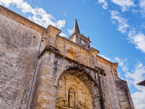 Church of San Crist&oacute;bal. Comillas, Cantabria, Spain, Europe