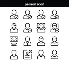 Team thin line icon set. Containing teamwork, group people, achievement, collaboration, Teamwork line icons set. Businessman outline icons collection. Work group and human People Icons Line Work Group