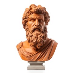 Obraz premium Ancient Greek god statue bust