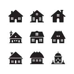 set of houses