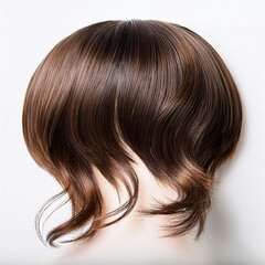 Naklejka premium TRUE_Wispy bangs isolate with white background.white backgro-266.png