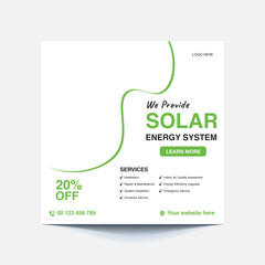 Promoting Social Post For Solar Energy Solutions for a Greener Future – Clean, Renewable Power for Homes and Businesses
