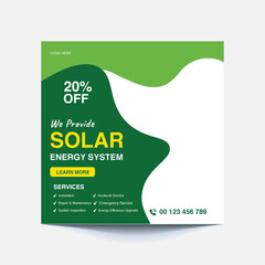 Promoting Social Post For Solar Energy Solutions for a Greener Future – Clean, Renewable Power for Homes and Businesses