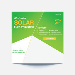 Promoting Social Post For Solar Energy Solutions for a Greener Future – Clean, Renewable Power for Homes and Businesses
