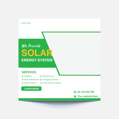 Promoting Social Post For Solar Energy Solutions for a Greener Future – Clean, Renewable Power for Homes and Businesses