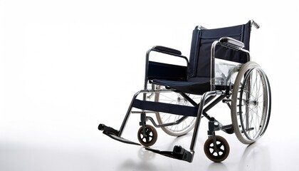 Fototapeta premium Wheelchair on white background
