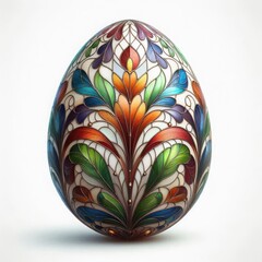 Vibrant Mosaic Easter Egg