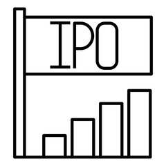 IPO vector icon