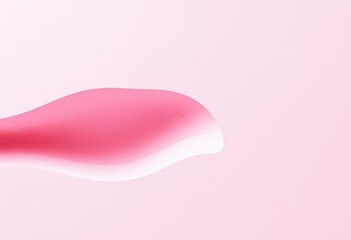 Abstract pink concrete form, smooth texture, soft light,  geometric shapes, structure