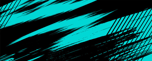 Car wrap decal design concept. Abstract grunge background for wrap vehicles, race cars, cargo vans © m