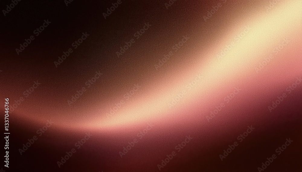 Fototapete soft glowing bronze gradient texture with warm golden light reflection, abstract blurred background 