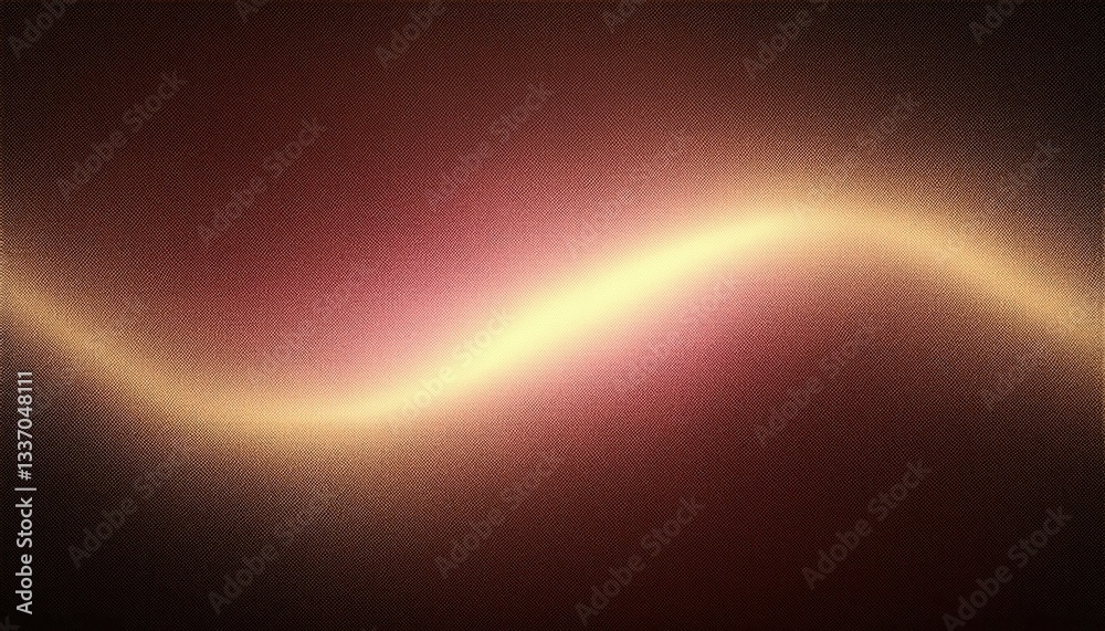 Fototapete soft glowing bronze gradient texture with warm golden light reflection, abstract blurred background 