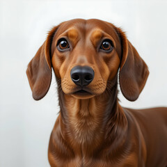 Adorable Dachshund Puppy Portrait