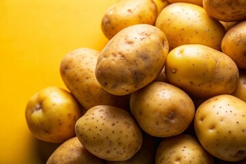Fresh Potatoes Close-Up: Healthy Ingredient for Cooking