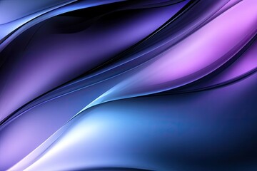 Abstract flowing curves of vibrant colors